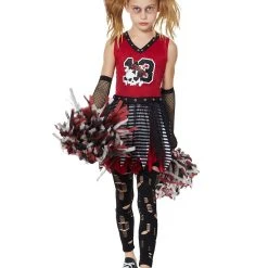 Spirit Halloween Kids Zombie Cheerleader Costume