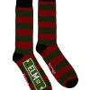Spirit Halloween Freddy Krueger Knee High Socks - A Nightmare on Elm Street