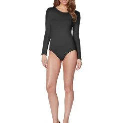 Spirit Halloween Black Bodysuit -Cheap Trick Or Treat Hub Store 01431097 c