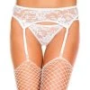 Spirit Halloween White Lace Garter Belt