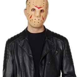 Spirit Halloween Jason Voorhees Half Mask - Friday the 13th