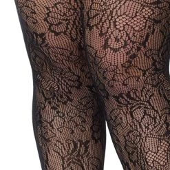 Spirit Halloween Black Gothic Vampire Tights -Cheap Trick Or Treat Hub Store 01433481 b