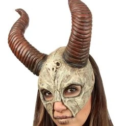 Spirit Halloween Voodoo Horn Half Mask -Cheap Trick Or Treat Hub Store 01433622 c