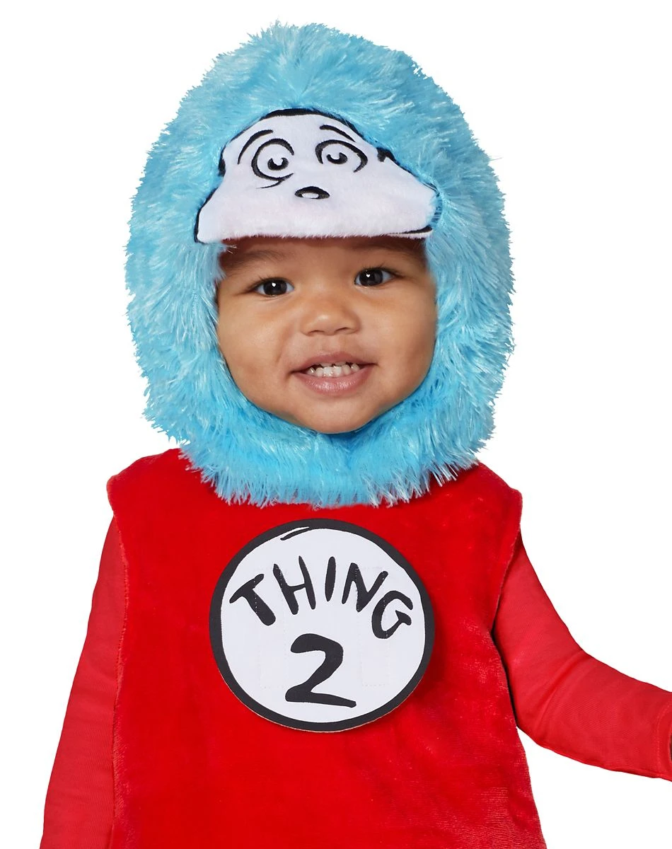 Spirit Halloween Baby Thing 1 Belly Costume - Dr. Seuss 2 Spirit Halloween Baby Thing 1 Belly Costume - Dr. Seuss - Image 2