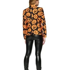 Spirit Halloween Adult Women's Pumpkin Jacket -Cheap Trick Or Treat Hub Store 01434513 c