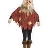 Spirit Halloween Plaid Scarecrow Poncho