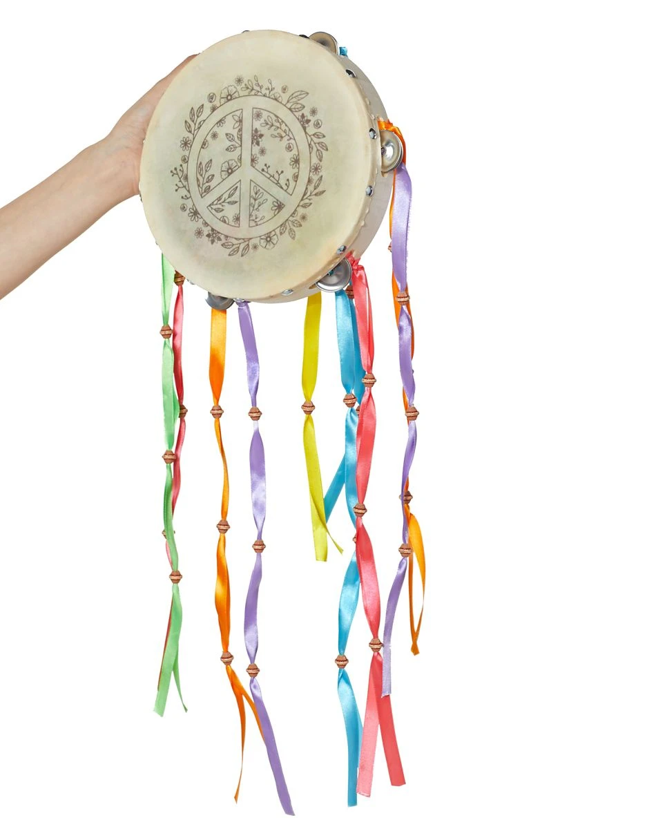 Spirit Halloween Hippie Tambourine 1 Spirit Halloween Hippie Tambourine