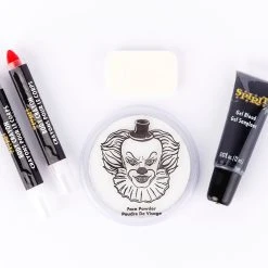Spirit Halloween Scary Clown Makeup Kit -Cheap Trick Or Treat Hub Store 01435841 c