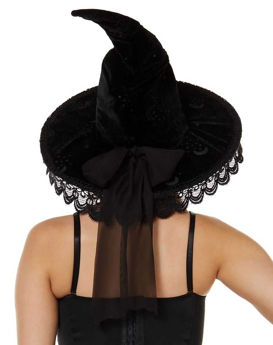 Spirit Halloween Deluxe Celestial Witch Hat 2 Spirit Halloween Deluxe Celestial Witch Hat - Image 2