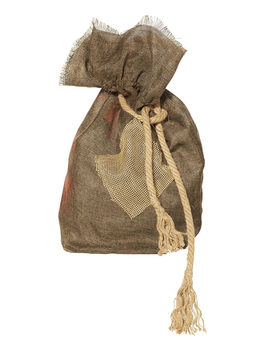 Spirit Halloween Sam's Burlap Sack Treat Bag - Trick 'r Treat 1 Spirit Halloween Sam's Burlap Sack Treat Bag - Trick 'r Treat
