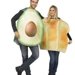Spirit Halloween Adult Avocado and Toast Couples Costume