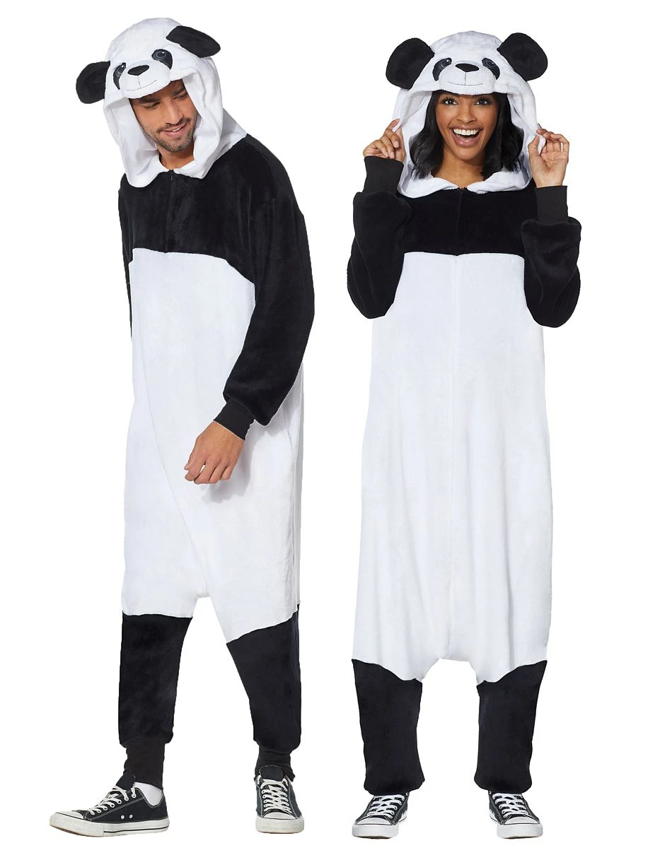 Spirit Halloween Adult Panda Union Suit 1 Spirit Halloween Adult Panda Union Suit