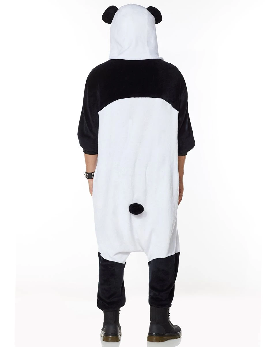 Spirit Halloween Adult Panda Union Suit 5 Spirit Halloween Adult Panda Union Suit - Image 5