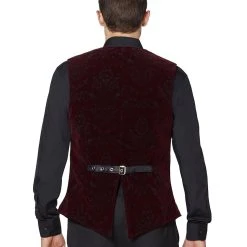 Spirit Halloween Velvet Victorian Vampire Vest -Cheap Trick Or Treat Hub Store 01437722 b