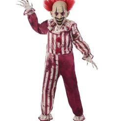 Spirit Halloween Kids Creepy Clown Costume