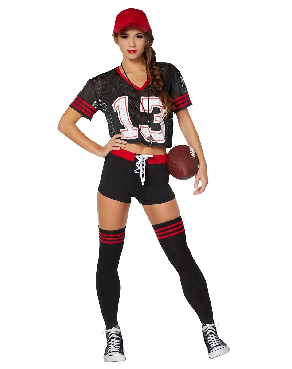 Spirit Halloween Adult Football Player Costume 1 Spirit Halloween Adult Football Player Costume