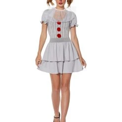 Spirit Halloween Adult Pennywise Dress Costume - It: Chapter Two -Cheap Trick Or Treat Hub Store 01442730 c