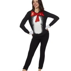 Spirit Halloween Adult Cat in the Hat Costume Kit - Dr. Seuss -Cheap Trick Or Treat Hub Store 01443654 c