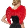 Spirit Halloween Red Feather Devil Wings