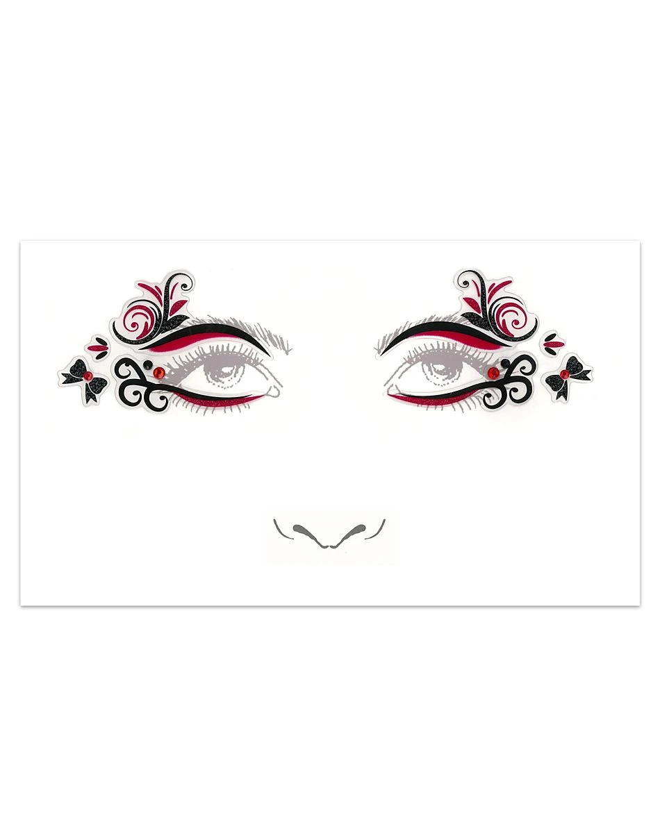 Spirit Halloween Red Riding Hood Face Decal 1 Spirit Halloween Red Riding Hood Face Decal