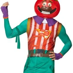 Spirit Halloween Adult TomatoHead Costume - Fortnite -Cheap Trick Or Treat Hub Store 01444561 c