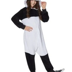 Spirit Halloween Kids Panda One-Piece Costume -Cheap Trick Or Treat Hub Store 01445600 c