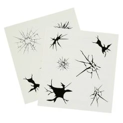 Spirit Halloween Broken Doll Temporary Tattoos