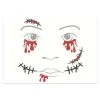 Spirit Halloween Kids Horror Zombie Face Decal