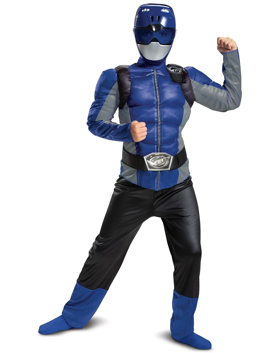 Spirit Halloween Kids Blue Beast Morphers Ranger Costume - Power Rangers 1 Spirit Halloween Kids Blue Beast Morphers Ranger Costume - Power Rangers