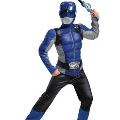 Spirit Halloween Kids Blue Beast Morphers Ranger Costume - Power Rangers 6 Spirit Halloween Kids Blue Beast Morphers Ranger Costume - Power Rangers -Cheap Trick Or Treat Hub Store 01447390 c