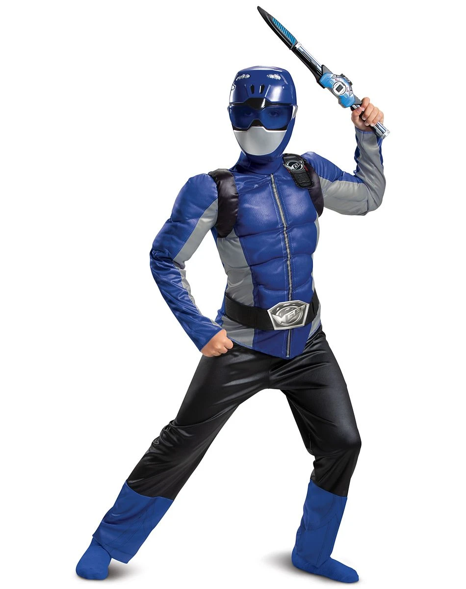 Spirit Halloween Kids Blue Beast Morphers Ranger Costume - Power Rangers 3 Spirit Halloween Kids Blue Beast Morphers Ranger Costume - Power Rangers - Image 3