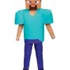 Spirit Halloween Kids Steve Costume Deluxe - Minecraft