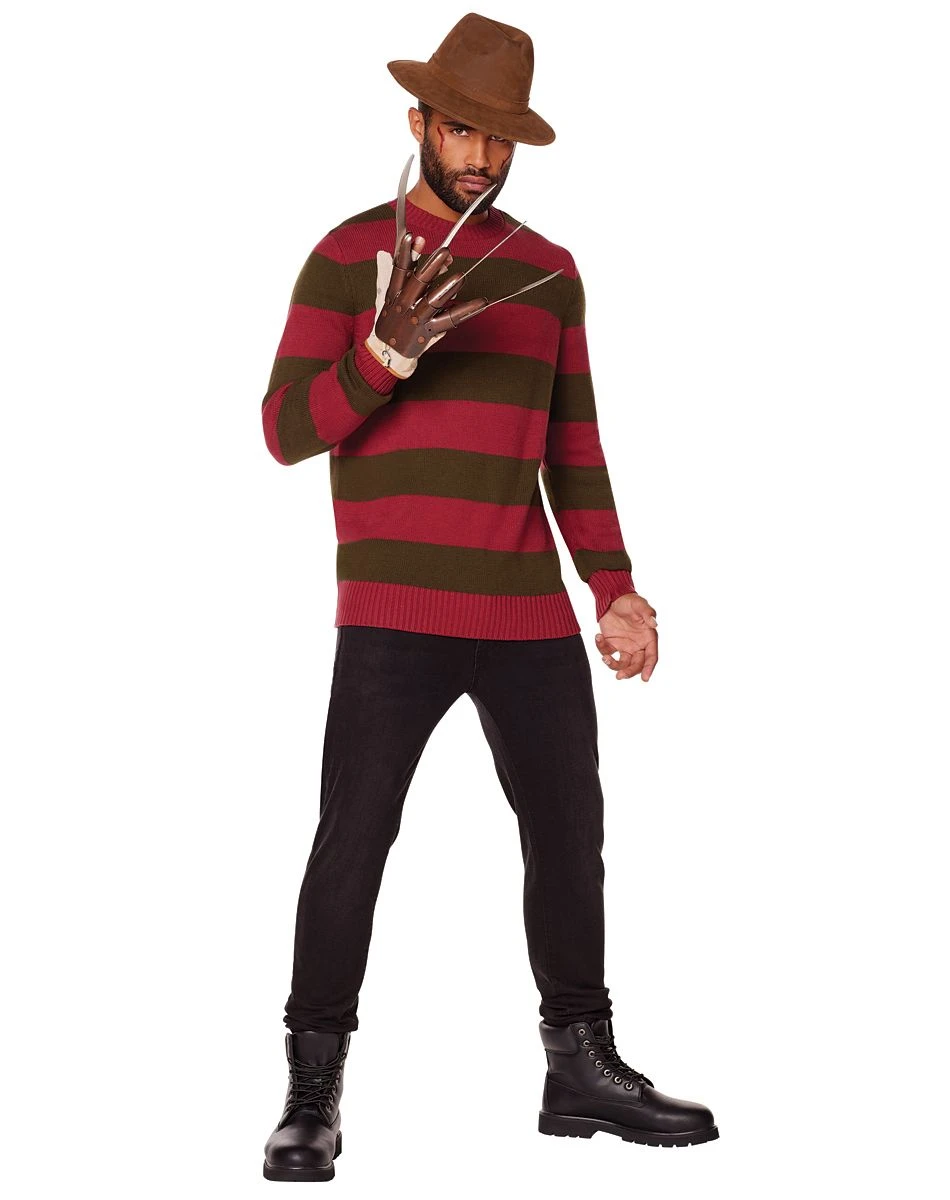 Spirit Halloween Freddy Krueger Sweater - A Nightmare on Elm Street 1 Spirit Halloween Freddy Krueger Sweater - A Nightmare on Elm Street