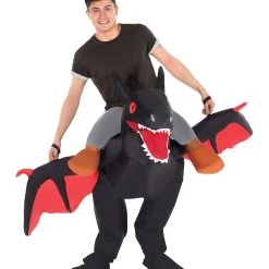 Spirit Halloween Adult Piggyback Dragon Inflatable Costume