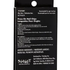 Spirit Halloween Kids Twisted Clown Press On Nails -Cheap Trick Or Treat Hub Store 01449719 e