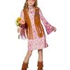 Spirit Halloween Kids Groovy Gal Hippie Costume