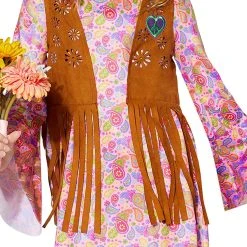 Spirit Halloween Kids Groovy Gal Hippie Costume -Cheap Trick Or Treat Hub Store 01451293 c