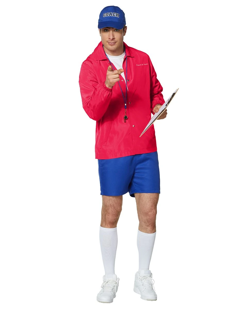 Spirit Halloween Adult Sports Coach Costume 1 Spirit Halloween Adult Sports Coach Costume