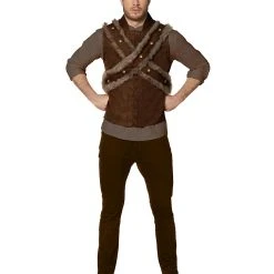 Spirit Halloween Adult Faux Fur Medieval Vest -Cheap Trick Or Treat Hub Store 01452101 d