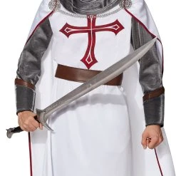 Spirit Halloween Adult Medieval Templar Costume -Cheap Trick Or Treat Hub Store 01453976 c