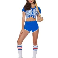 Spirit Halloween Female Baseball Jersey -Cheap Trick Or Treat Hub Store 01454636 c
