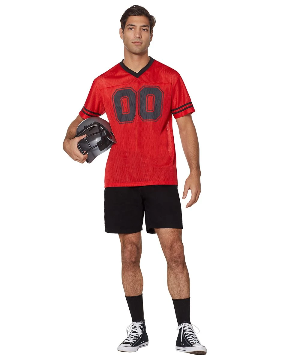 Spirit Halloween Red Football Jersey 4 Spirit Halloween Red Football Jersey - Image 4