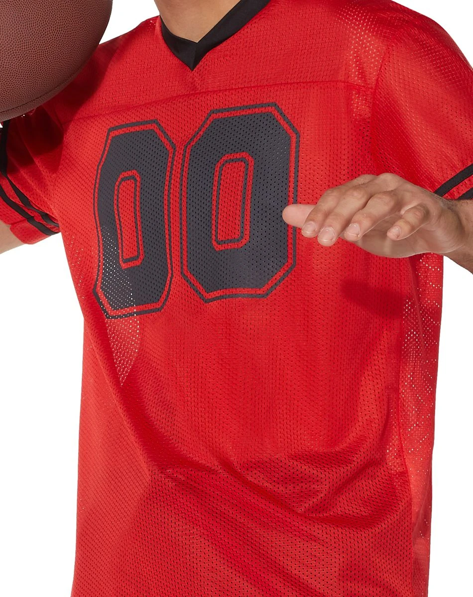 Spirit Halloween Red Football Jersey 5 Spirit Halloween Red Football Jersey - Image 5