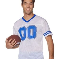 Spirit Halloween White Football Jersey