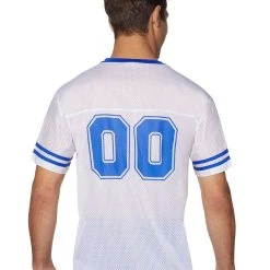 Spirit Halloween White Football Jersey -Cheap Trick Or Treat Hub Store 01454958 b