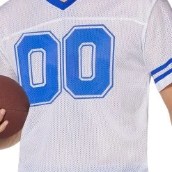 Spirit Halloween White Football Jersey -Cheap Trick Or Treat Hub Store 01454958 c