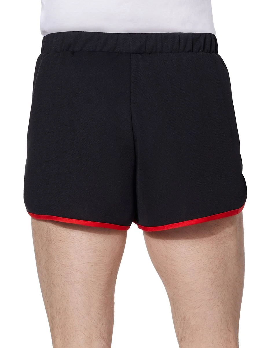 Spirit Halloween Male Black and Red Athletic Shorts 2 Spirit Halloween Male Black and Red Athletic Shorts - Image 2