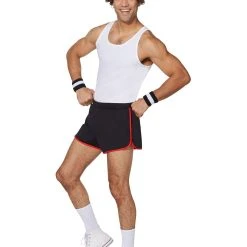 Spirit Halloween Male Black and Red Athletic Shorts 14 Spirit Halloween Male Black and Red Athletic Shorts -Cheap Trick Or Treat Hub Store 01455013 c