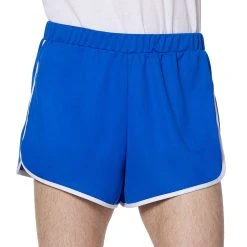 Spirit Halloween Male Blue and White Athletic Shorts
