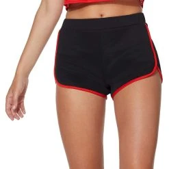 Spirit Halloween Female Red and Black Athletic Shorts